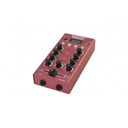 OMNITRONIC GNOME-202P Mini Mixer red